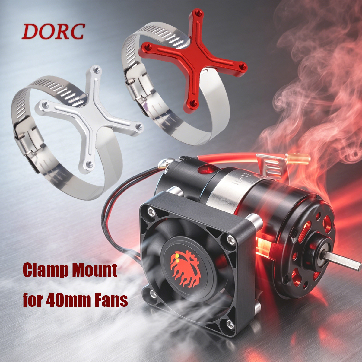 Rc Hobby Tools - Supporto Universale Regolabile per Ventola 30-49mm