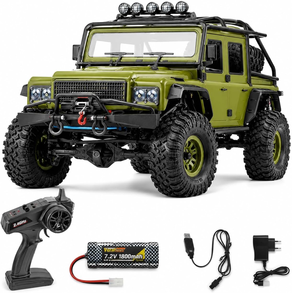 Rc Hobby Grade Crawler - Camion Telecomandato per Adulti - Auto