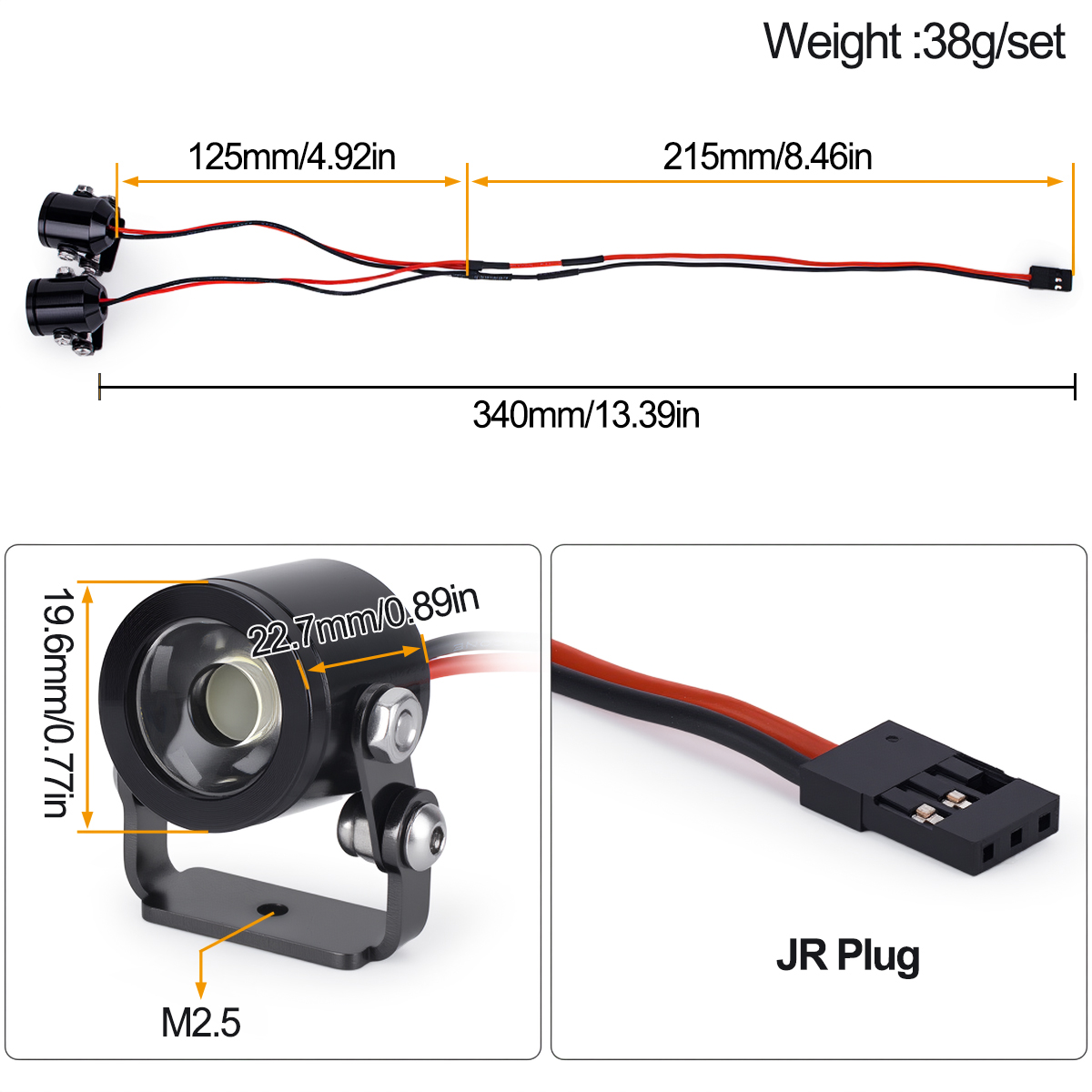 Faro LED per Auto RC con Staff - Led Light Kit Rc recensione e prezzo