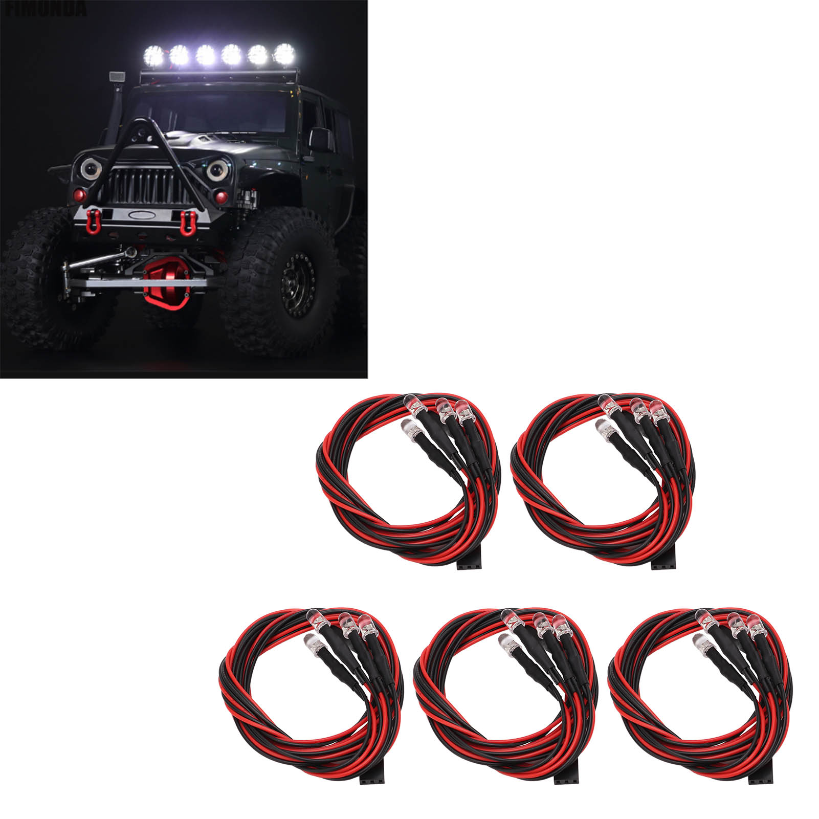5 Set di Luci LED per Auto RC, - Led Light Kit Rc recensione e prezzo