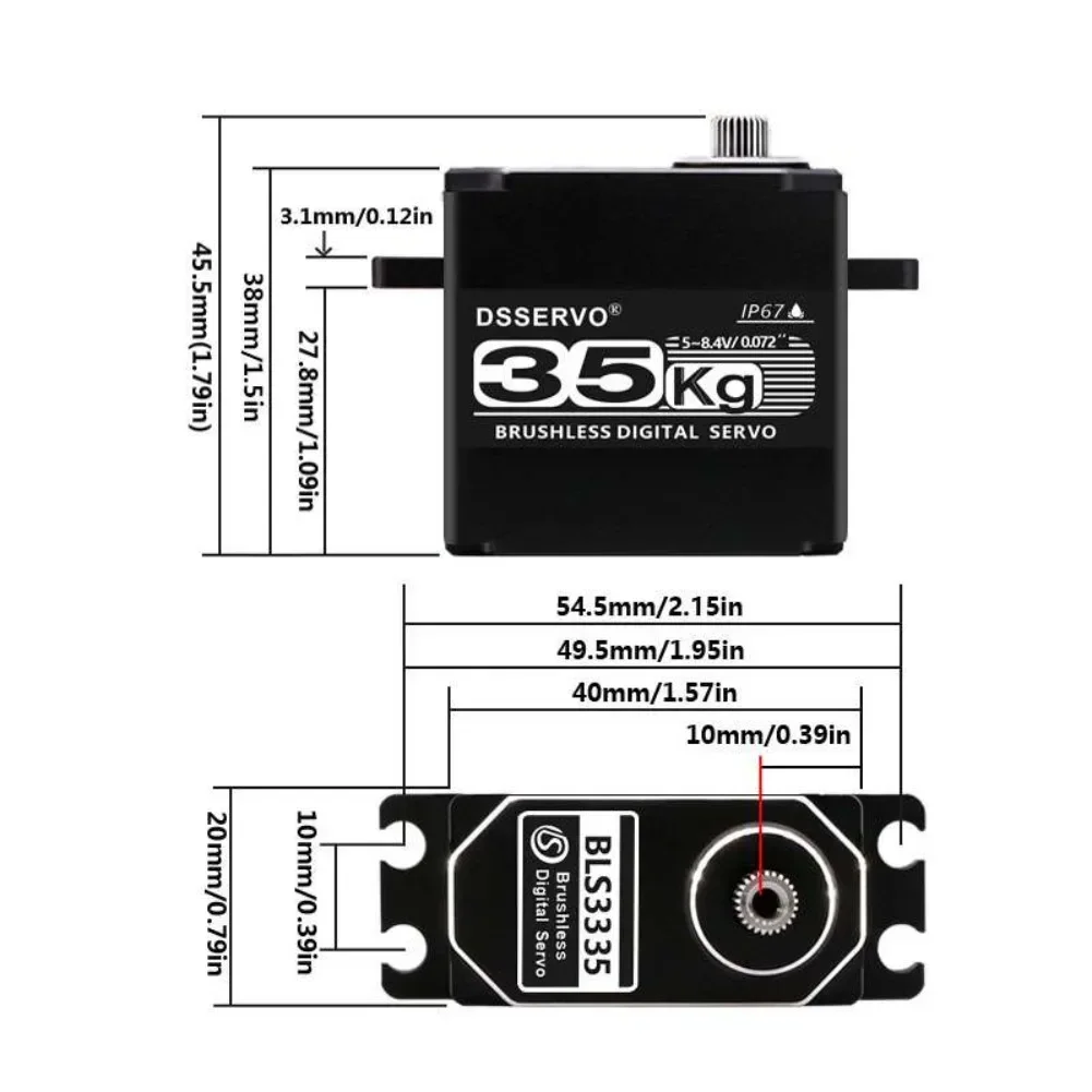 35KG BLS3335 Servomotore digit - Rc Hobby Tools recensione e prezzo